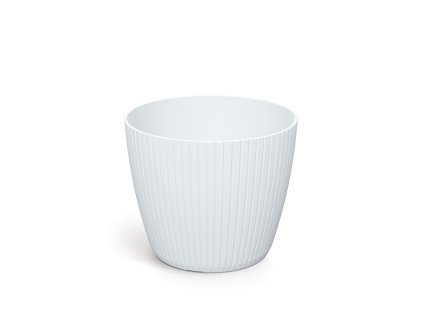 Květináč 11,9cm bílý plastový DLAM120-S449 LAMIA PROSPERPLAST