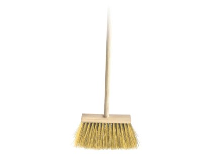 Smeták 25 cm krapatý vlas 13cm s násadou 120cm