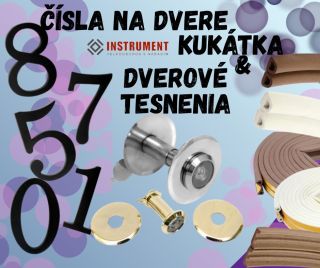 ❔Hľadáte príslušenstvo pre vchodové dvere? Zámky, tesnenia, domové čísla alebo kukátko? U nás nájdete všetko potrebné za...