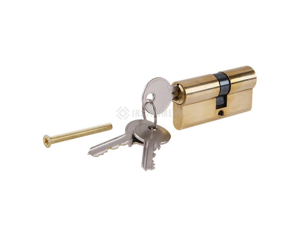 Vložka niklová do zámku 65mm+3 kľúče mosadz vložka