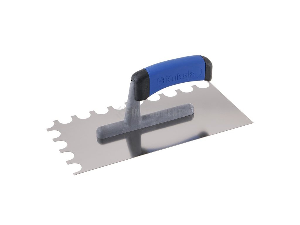 Hladítko nerez 130x270mm polguľaté zuby G-1 0463