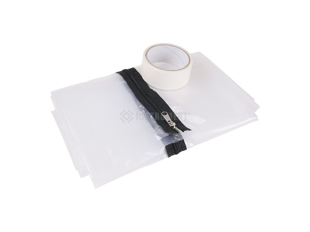 Fólia do dverí so zipsom, 120x 220cm 100mikr