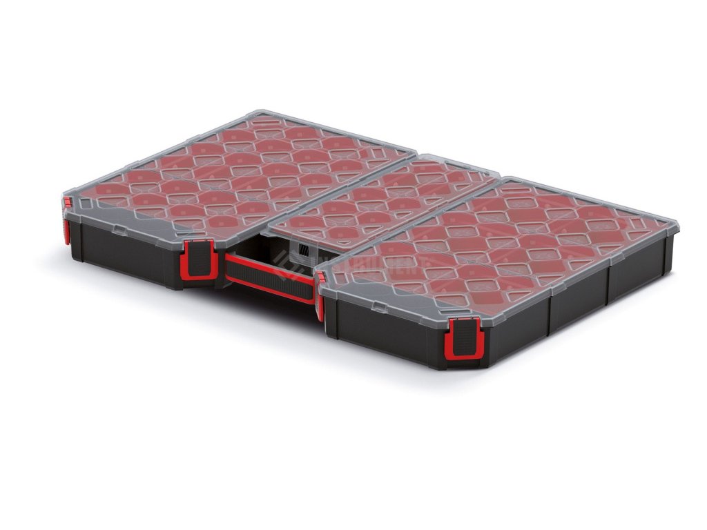 box organizér s krabičkami 57,7x39x6cm TAGER KTG60406B-S429 čierny