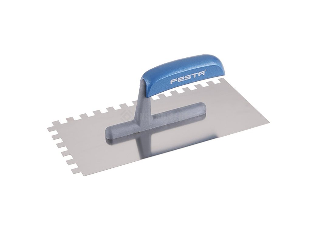 Hladítko hliníková rúčka 280x130mm zub 10mm nerez zubové FESTA