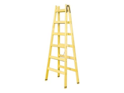 rebrík drevený dvojitý 5 priečkový 163cm J.A.D. TOOLS
