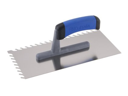 Hladítko nerez 130x270mm šikmé zuby 8e G-1 0487