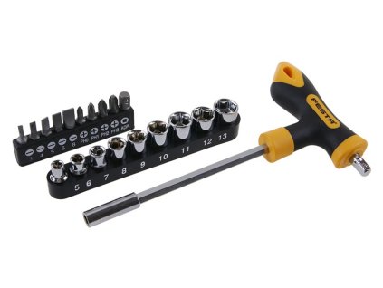 Skrutkovač T + 20 nástavcov