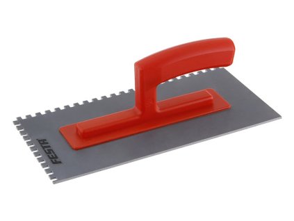 hladítko plastové ABS 3mm 280x140mm e6 zubové FESTA