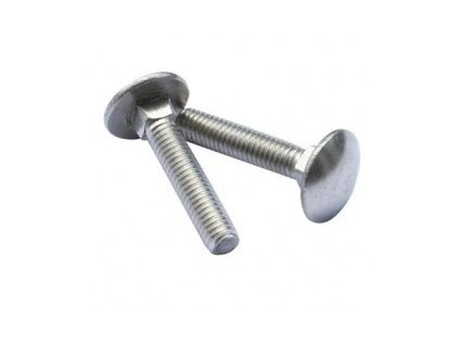skrutka vratová M8x140 DIN603-4.6 Zn