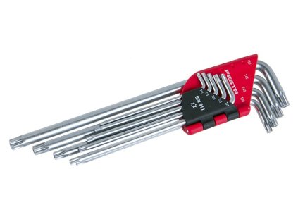 Kľúč imbusový TORX T10-T50 9ks sada predľžené CrV FESTA