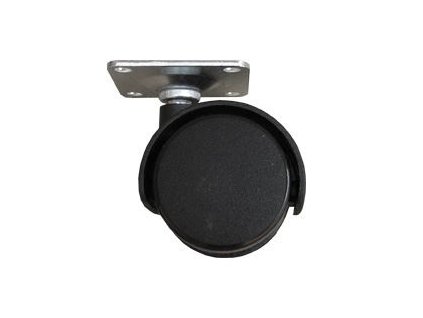 koliesko nábytkové priemer 40mm otočné s platničkou bez brzdy