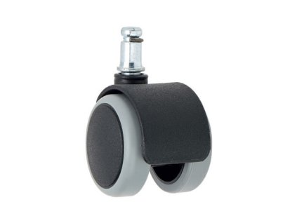 koliesko nábytkové priemer 50mm pogumované tŕň 10 otočné bez brzdy