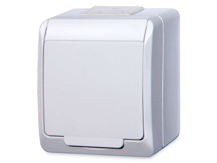 zásuvka na povrch biela 250 V 5321-02
