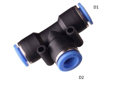 spojka T redukcia hadíc 2x12mm 1x10mm PGT vzduch