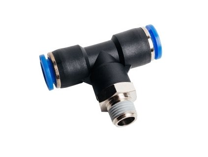 Spojka T 2x12mm 1x04 R 1/2" vonkajší závit PT vzduch