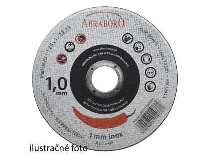 kotúč rezný na kov, inox 150x1,6x22,23 ABRABORO