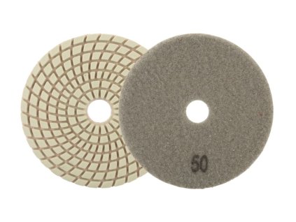 kotúč leštiaci diamantový 100mm P50 so suchým zipsom