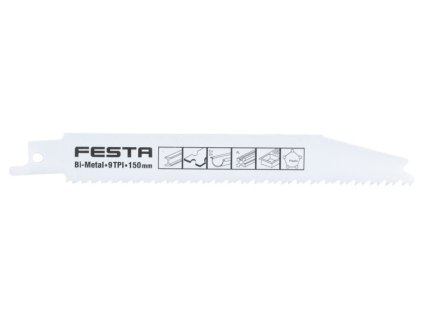 list pilový do ocasky 150x19x1mm BiM 3ks FESTA úkos
