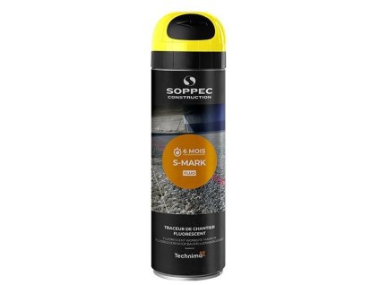sprej fluorescenčný S-MARK, 500ml, žltý / spray