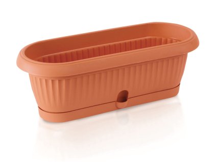 kvetináč truhlík 26,5cm TERRA DCK1-R624 terakota plastový PROSPERPLAST