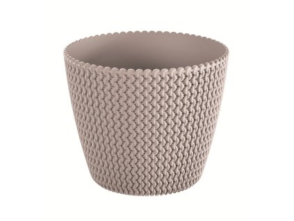 kvetináč 13cm DSP130-7529U SPLOFY mocca plastový PROSPERPLAST