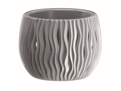 kvetináč 18cm BOWL SANDY DSK180-405U sivý plastový PROSPERPLAST