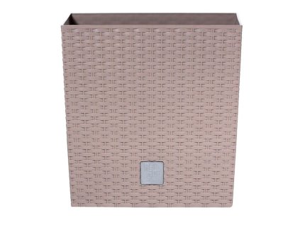 kvetináč 22cm RATOlow DRTS225L-7529U mocca plastový PROSPERPLAST