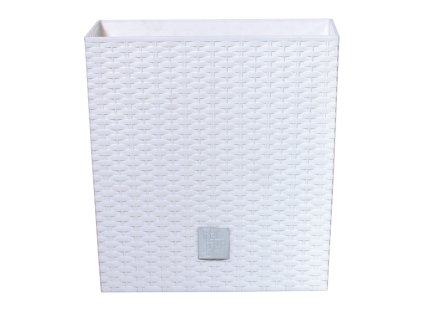 kvetináč 22cm RATOlow DRTS225L-S449 biely plastový PROSPERPLAST