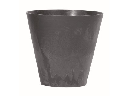 kvetináč 25cm TUBUS Beton Effect DTUB250E-S433 antracit plastový