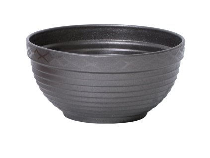 kvetináč 22cm MISA DMS05-S442 grafit plastový PROSPERPLAST