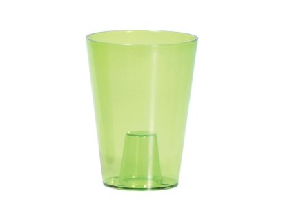 kvetináč 13cm Coubi Orchid DUS130P-CPY2 transparentný zelený plastový