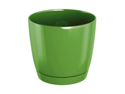 kvetináč 28cm Coubi Round P DUOP280-370U olivový plastový PROSPERPLAST