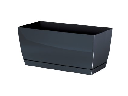 kvetináč truhlík 24x12cm Coubi Case P DUPP240-426U grafit plastový