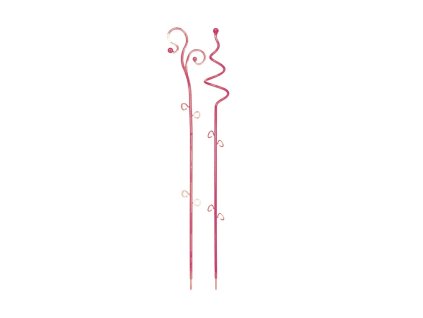 podpera na orchideu DECOR ISTC01-CPR9 ružová transparentná 58,5cm