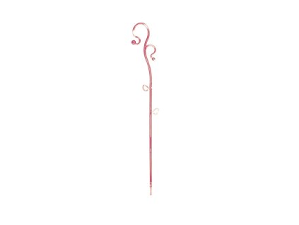 podpera na orchideu DECOR ISTC03-CPR9 ružová transparentná 39cm