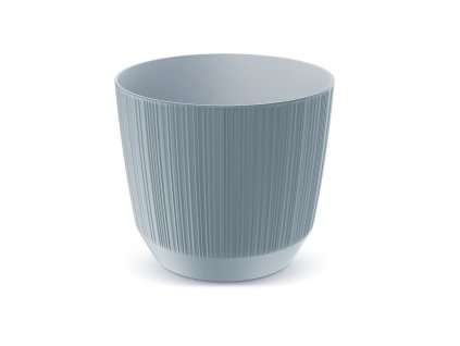 kvetináč 19,5cm RYFO DRF200-443U svetlo sivý plastový PROSPERPLAST