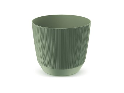 kvetináč 16,8cm RYFO DRF170-5615C zemito zelený plastový PROSPERPLAST