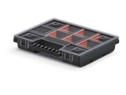 box organizér 195x155x35mm NOR KNO20154-S429 čierny plastový Kistenberg