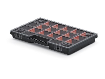 box organizér 290x195x35mm NOR KNO30204-S429 čierny plastový Kistenberg