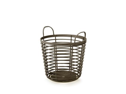 kôš 37,4cm ZANZI BASKET ECO WOOD IKPIR380W-4625W kávový plastový