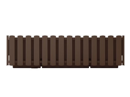 kvetináč truhlík 58cm BOARDEE FENCYCASE DDEF600-R222 hnedý plastový
