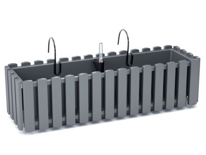 kvetináč truhlík 58cm BOARDEE FENCYCASE W DDEF600W-405U sivý plastový