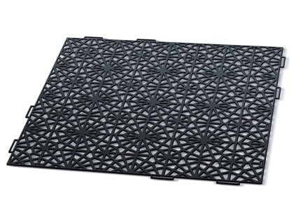 dlaždice záhradné 39,7x39,7cm MOSAIC IAK401-S433 čierne plastové