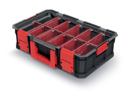 box s prepážkami 51,7x33,1x13,4cm MODULAR SOLUTION KMS553515S-S411 čierny