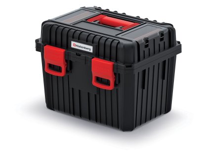 box s priehradkami 44,5x36x33,7cm HEAVY KHV453535F-S411 čierny