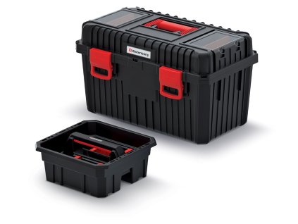 box s priehradkami vo veku 58,5x36x33,7cm HEAVY KHV603535F-S411 čierny