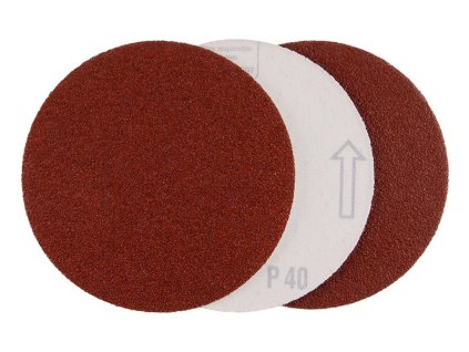 papier brúsny 125mm P40 3ks suchý zips / výsek