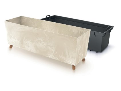 kvetináč truhlík 77cm URBI CASE BETON EFFECT N DUC800NE-CY700 piesok plast