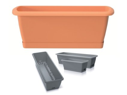 kvetináč truhlík 39,7cm RESPANA EASYCARE ISE400S-R624 terakota plastový