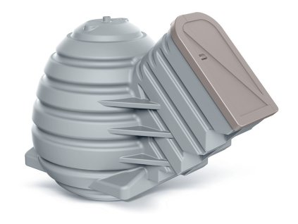 pivnica podzemná 7500l OVO ROV-4C svetlo sivá plastová